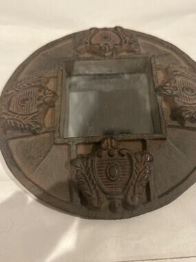 Small Composite Mirror with intricate carvings